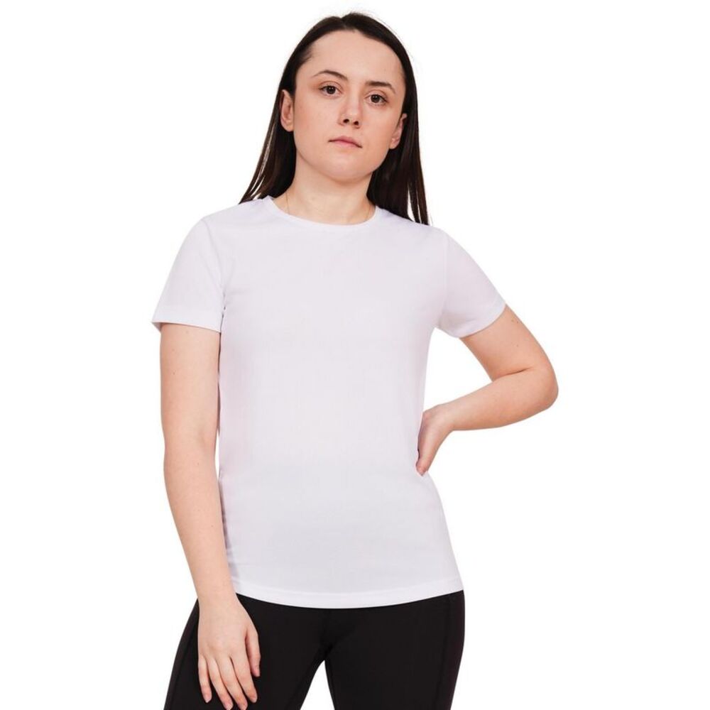 Casual Classics Womens/Ladies Original Tech T-Shirt / White